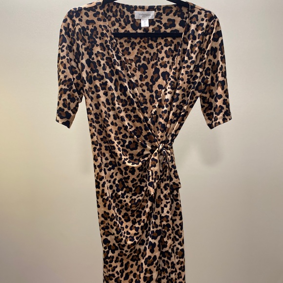 Motherhood Maternity Dresses & Skirts - MOTHERHOOD MATERNITY LEOPARD PRINT DRESS SIZE S/P